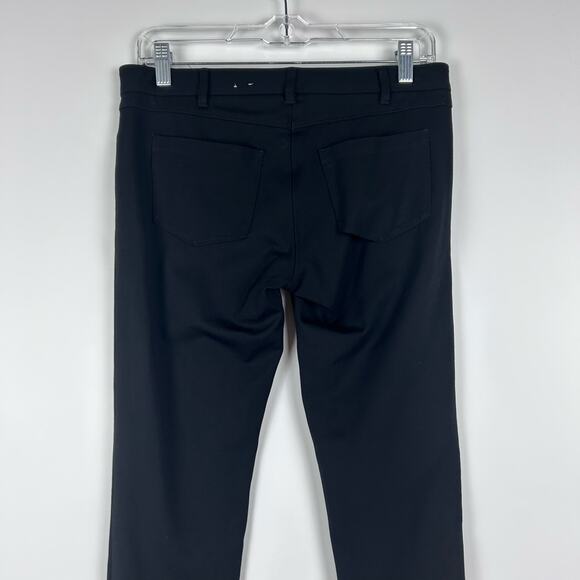 J McLaughlin Black Stretch Knit High Waist Straight Leg Jeans Pants Womens Sz 4 - Picture 10 of 11